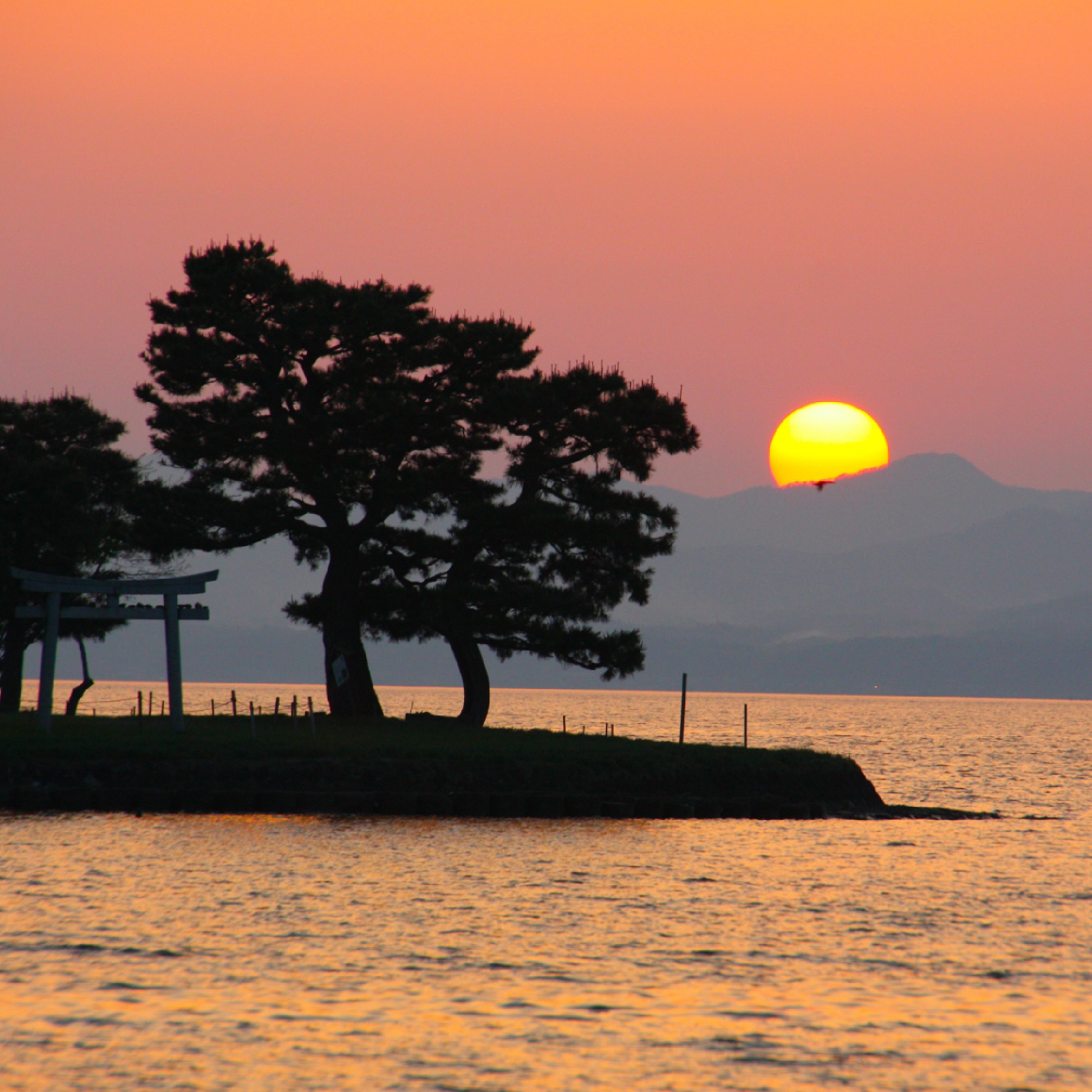 宍道湖：島根県